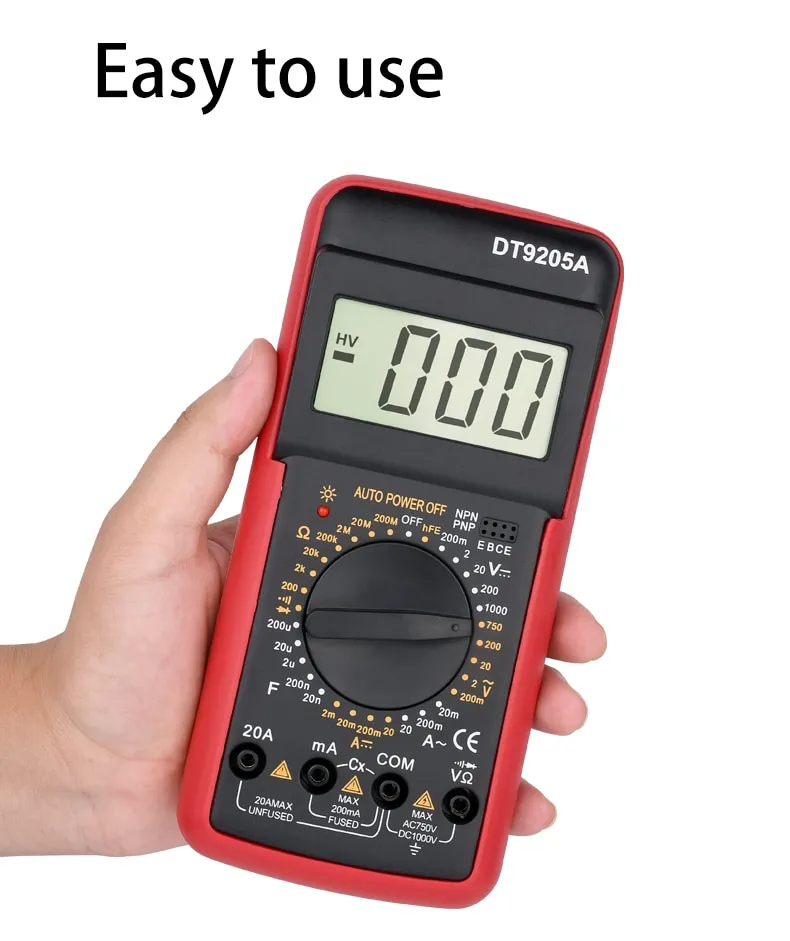 DT9205A operating display