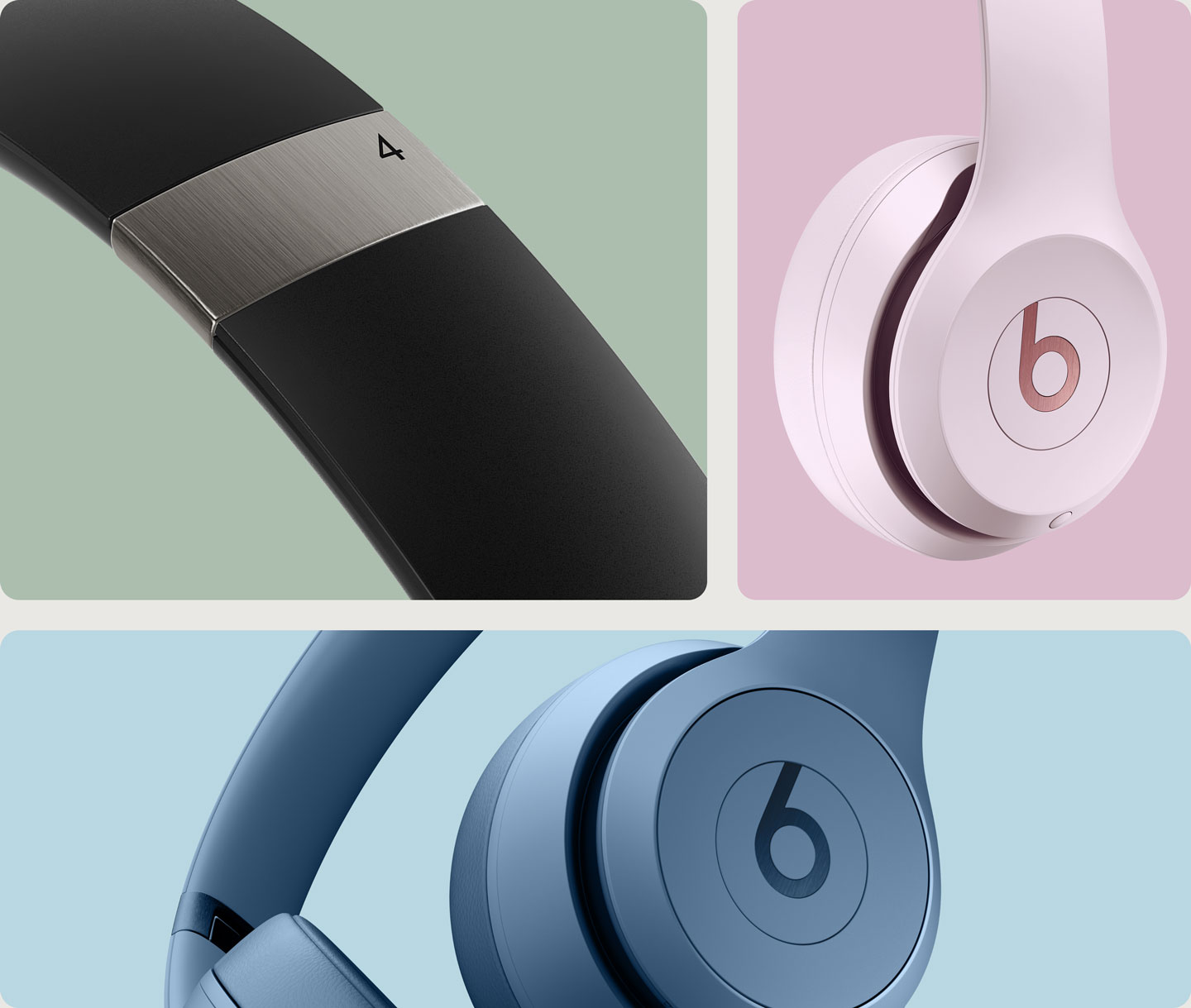 Beats Solo 4 design and finishes