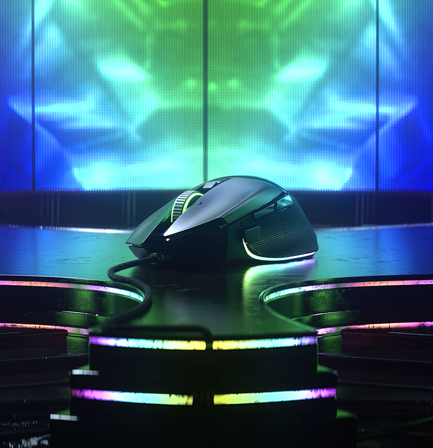 Razer mouse showcasing performance and design