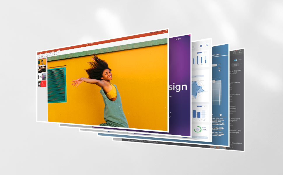 Monitor showcasing smooth motion at 100Hz refresh rate