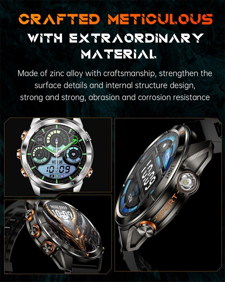 VD27 LED flashlight feature