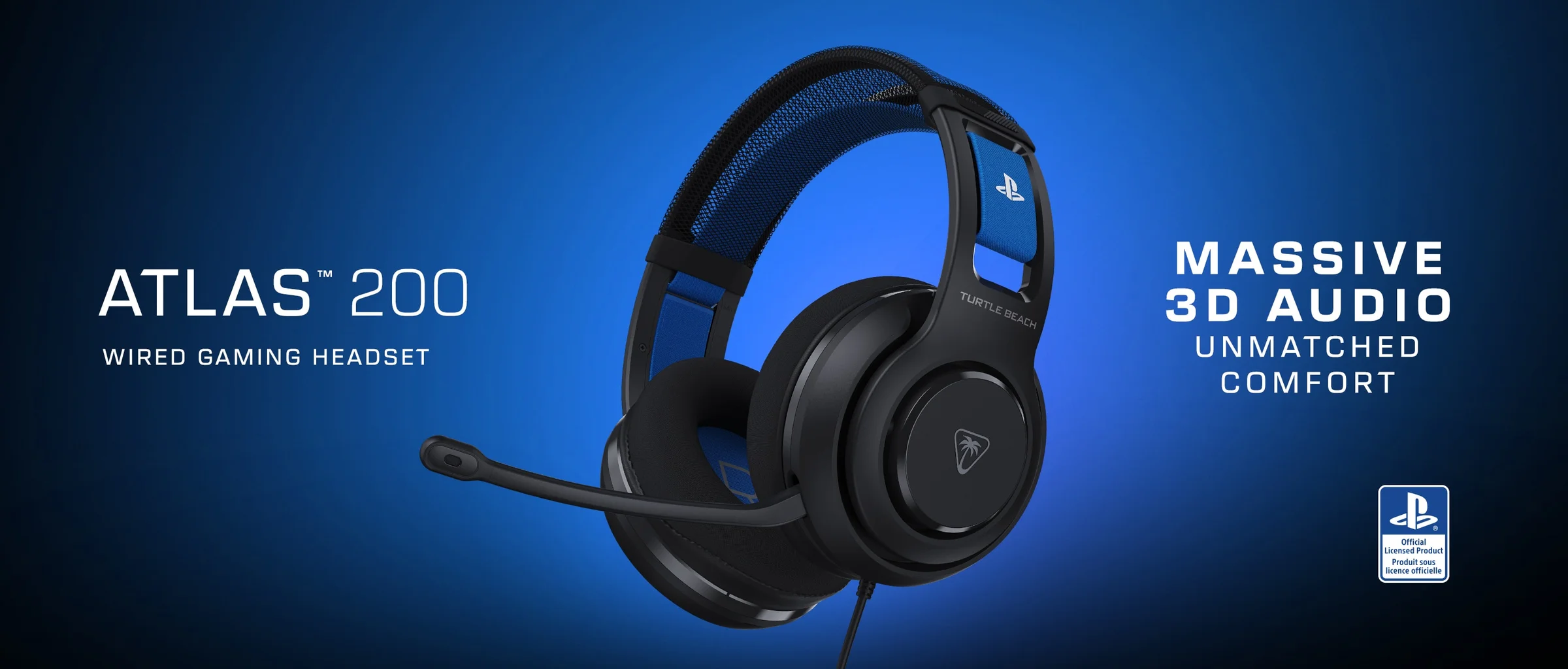 Atlas 200 Wired Gaming Headset hero banner