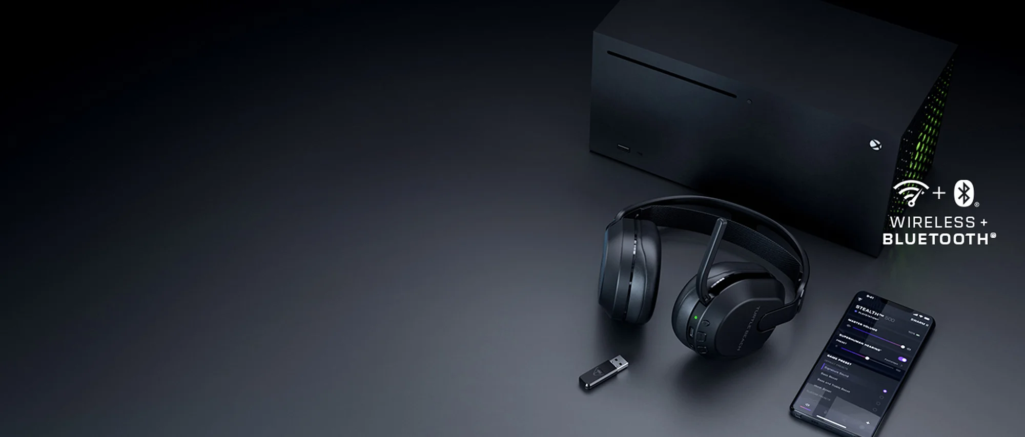 Stealth 500 gaming close-up