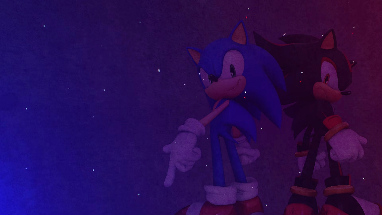Sonic X Shadow Generations hero artwork showing Sonic and Shadow