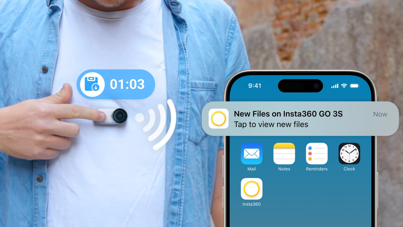 Insta360 app preview