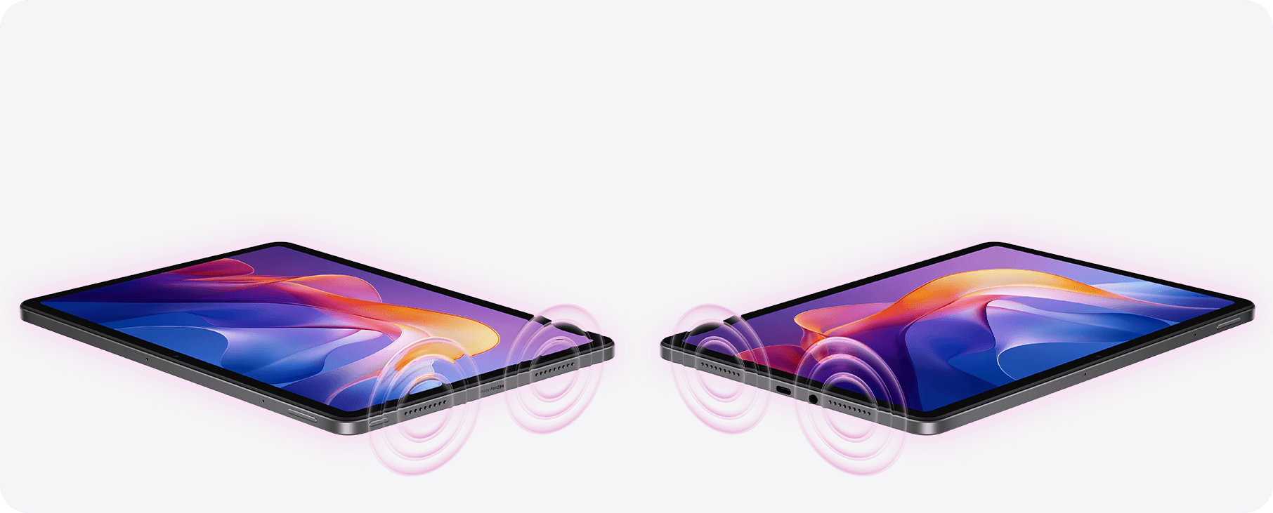Quad speakers for immersive sound