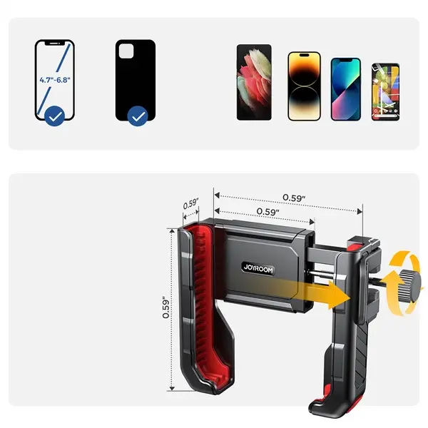 Joyroom JR-ZS266 secure handlebar phone holder