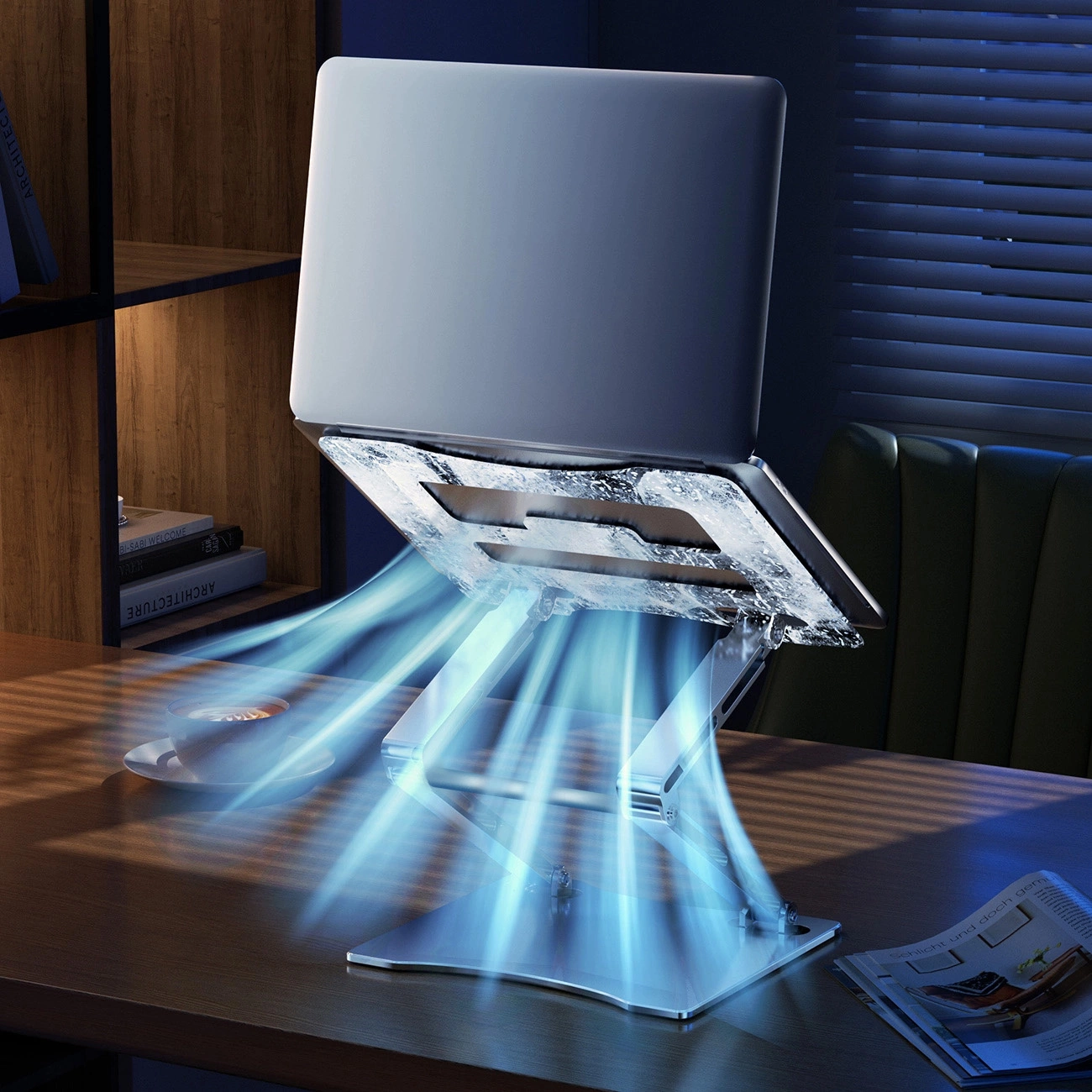 Wozinsky laptop stand ventilation holes for cooling