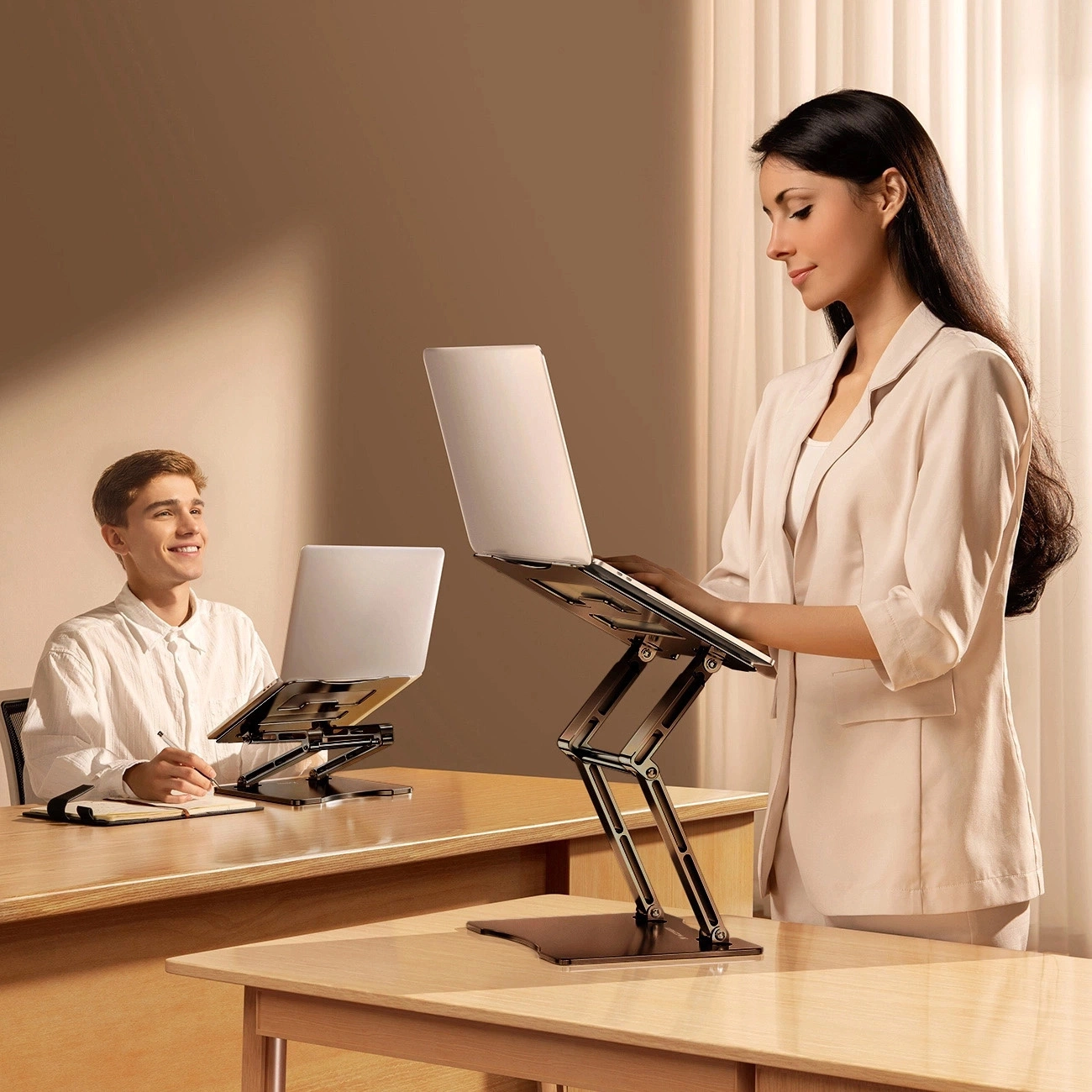 Wozinsky laptop stand foldable compact design