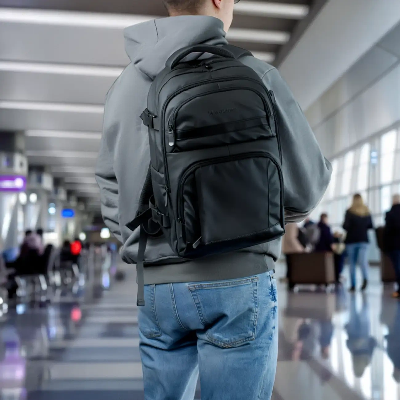 Wozinsky WPW-20L backpack dimensions for airline travel