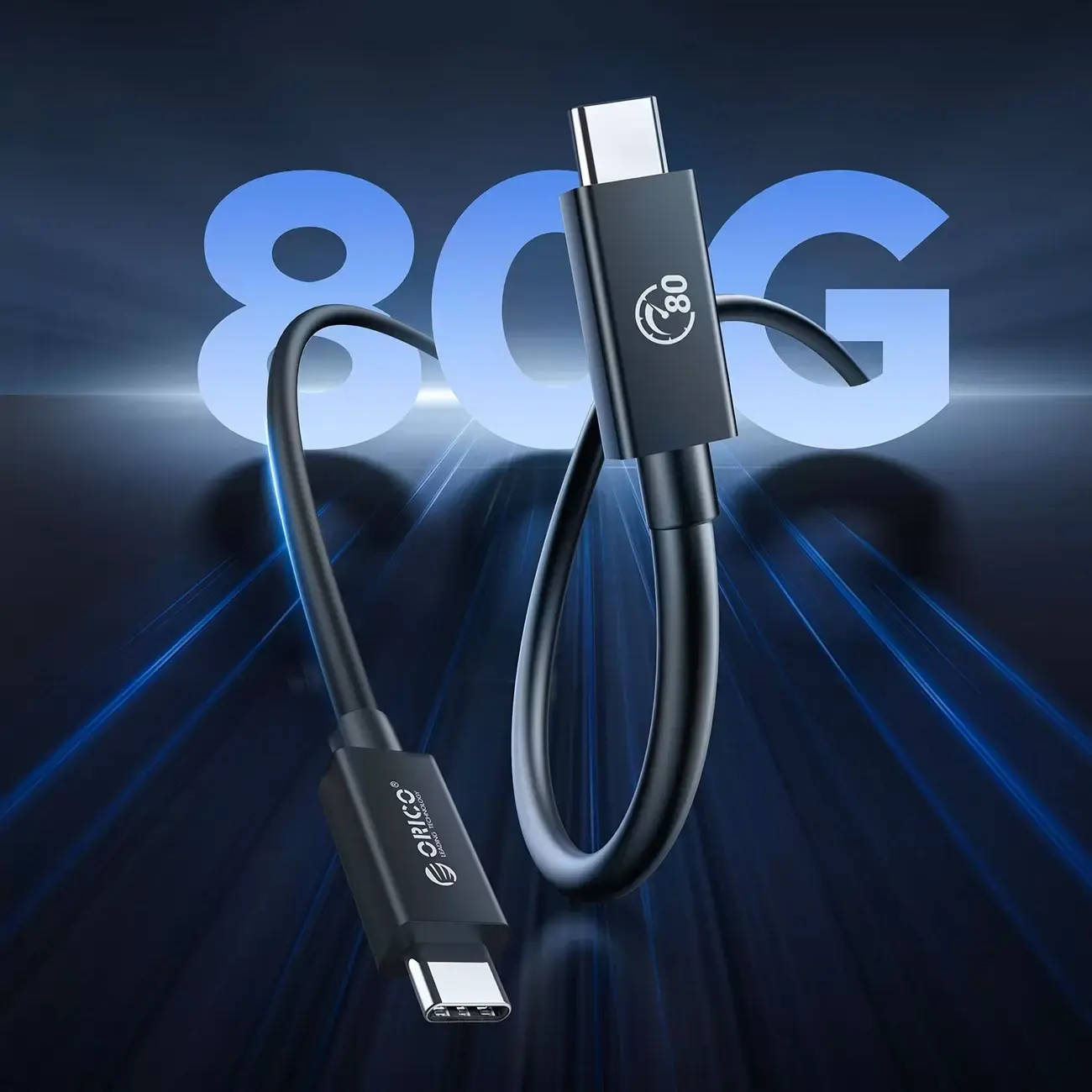 Orico TBZ5 cable supporting 80Gbps data transfer