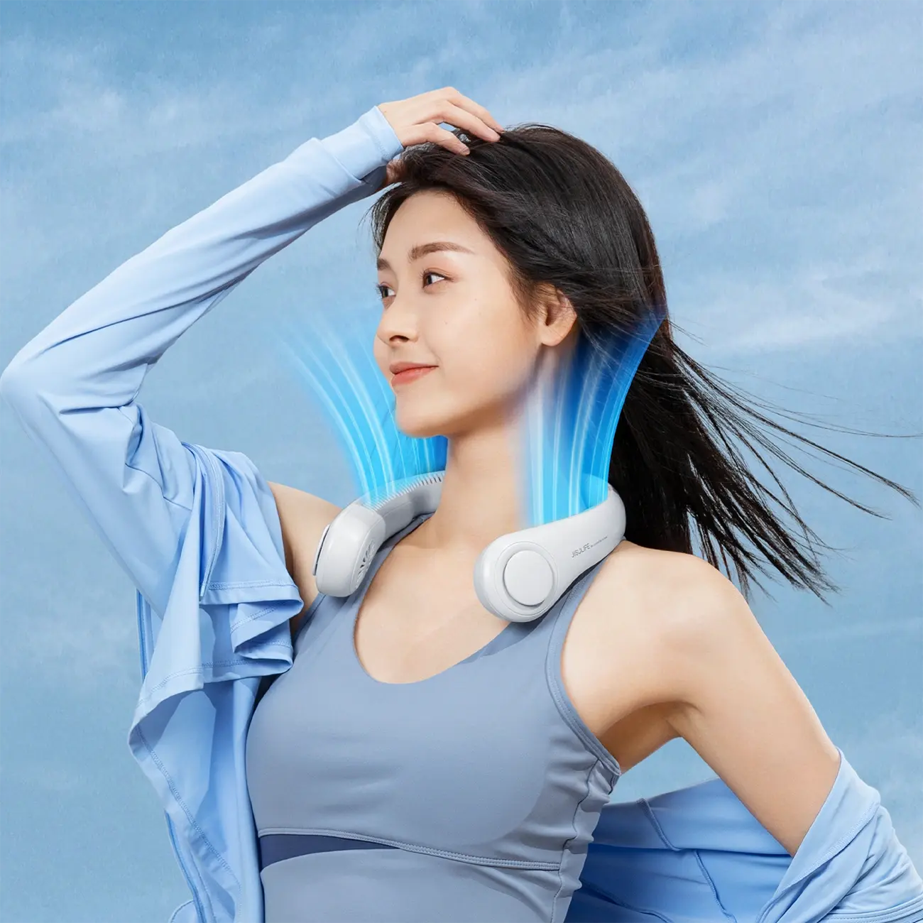 Jisulife Neck Fan 3 battery and speed settings