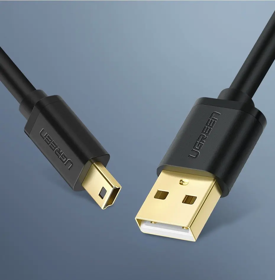 Ugreen US132 Mini USB connector detail