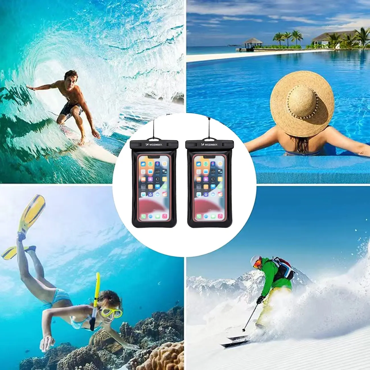 Wozinsky WWE-01 waterproof PVC phone case material