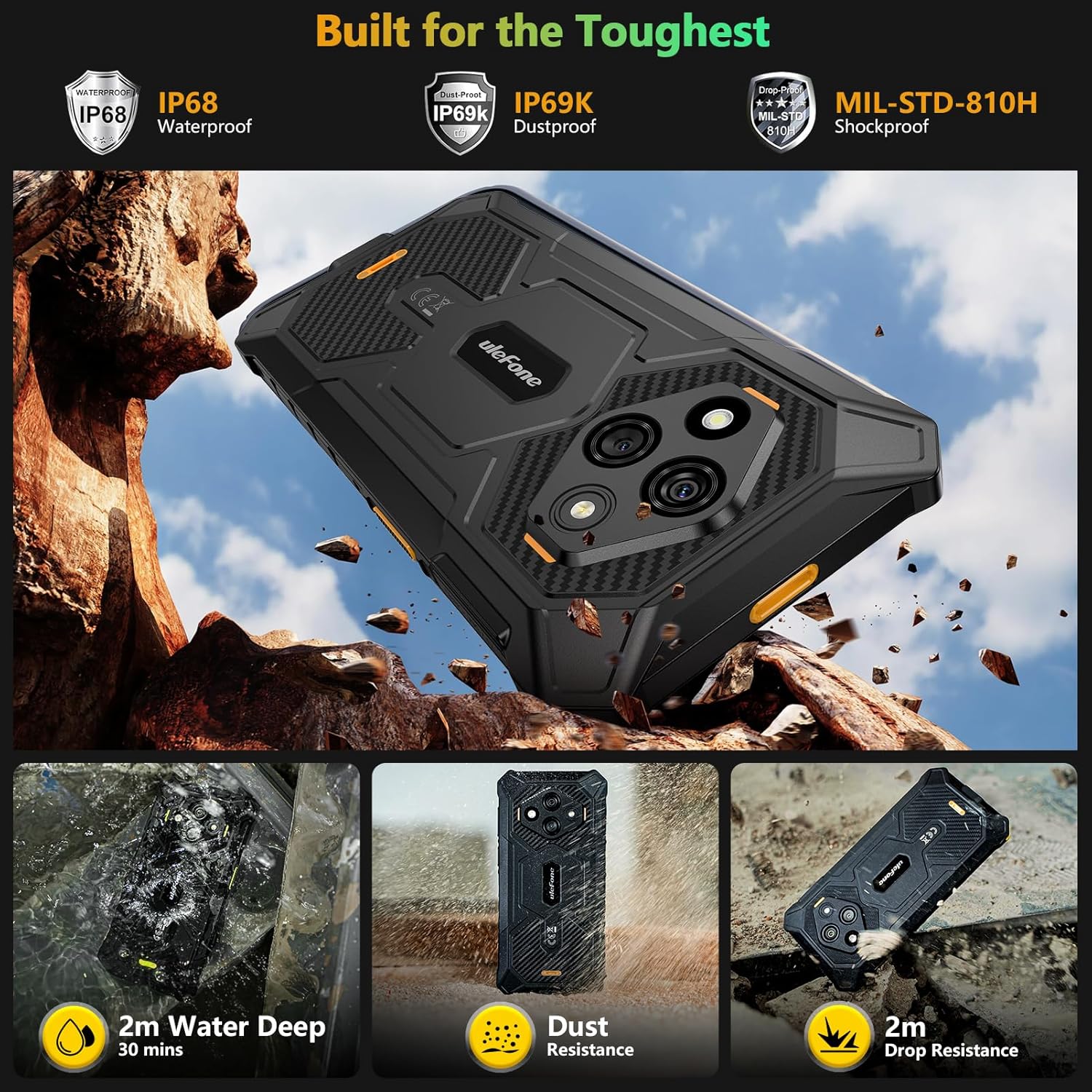Ulefone RugKing 3 Pro outdoor rugged use