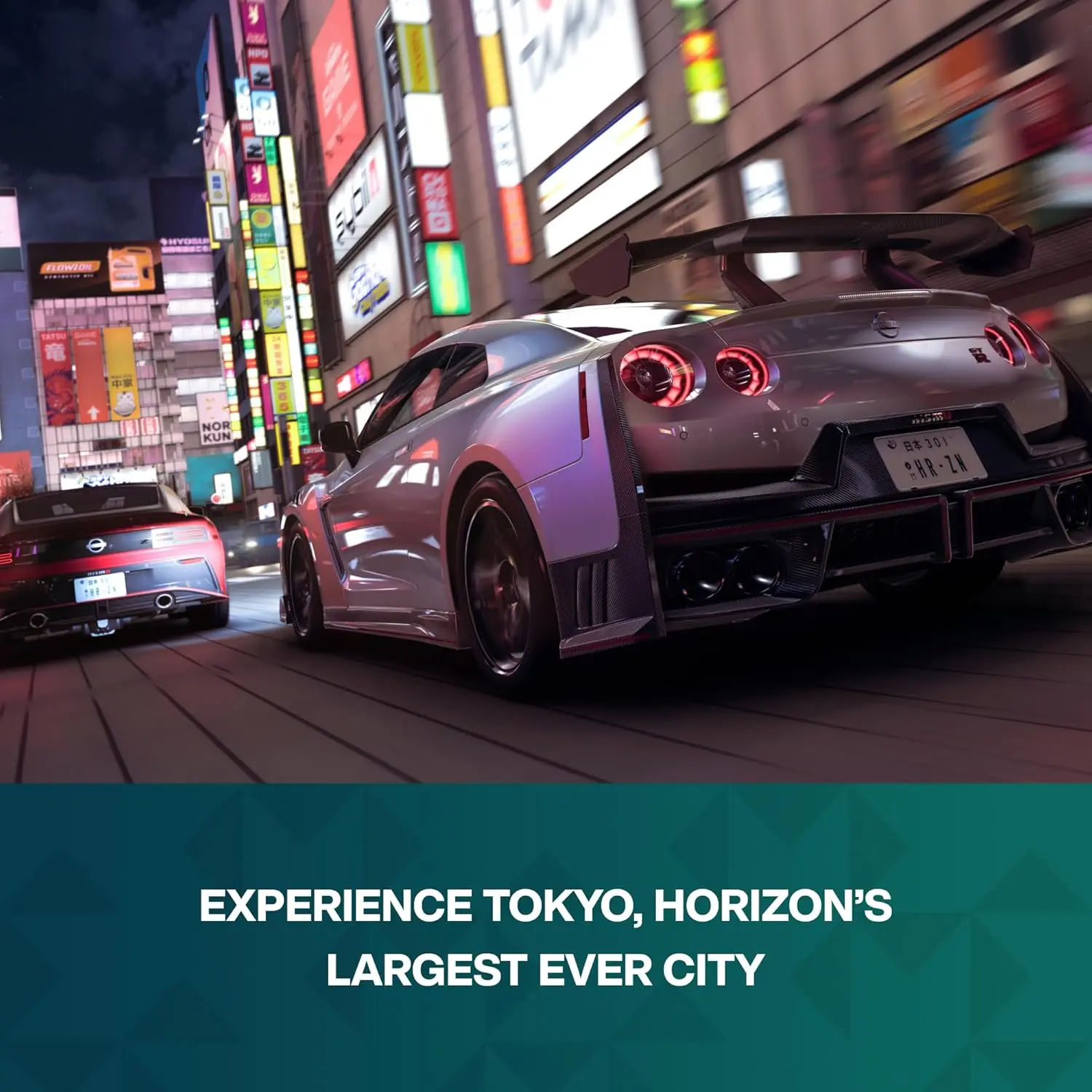 Licensed performance cars racing through Japan