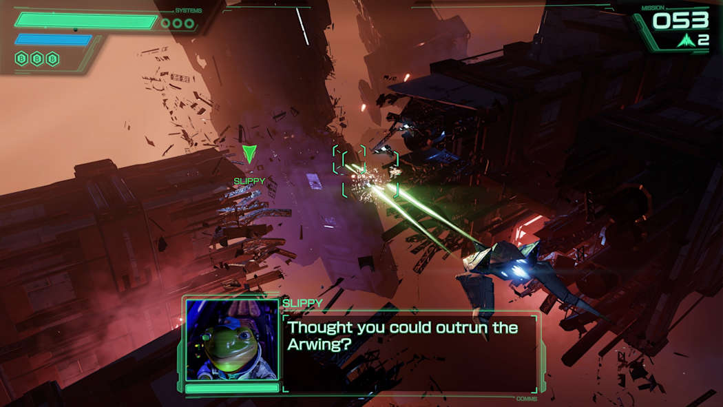 Star Fox aerial action sequence
