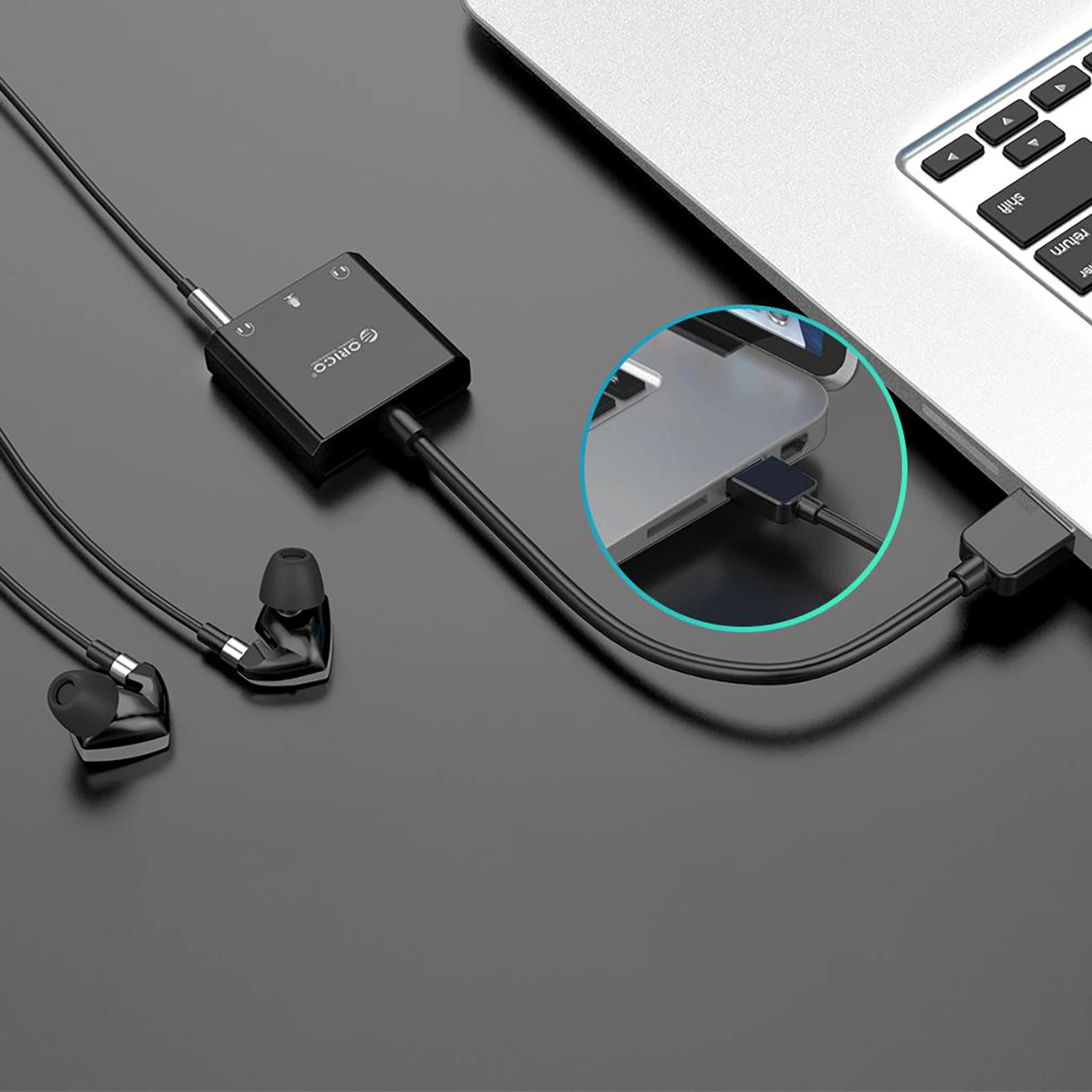 Orico SKT3 USB-A external sound card