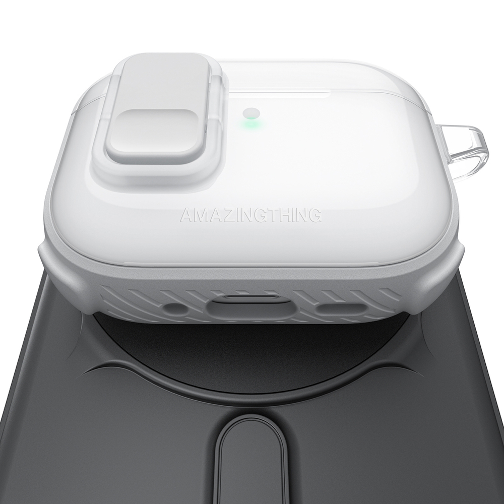 AmazingThing Titan Pro Mag Case Clear for AirPods Pro 3 detail view