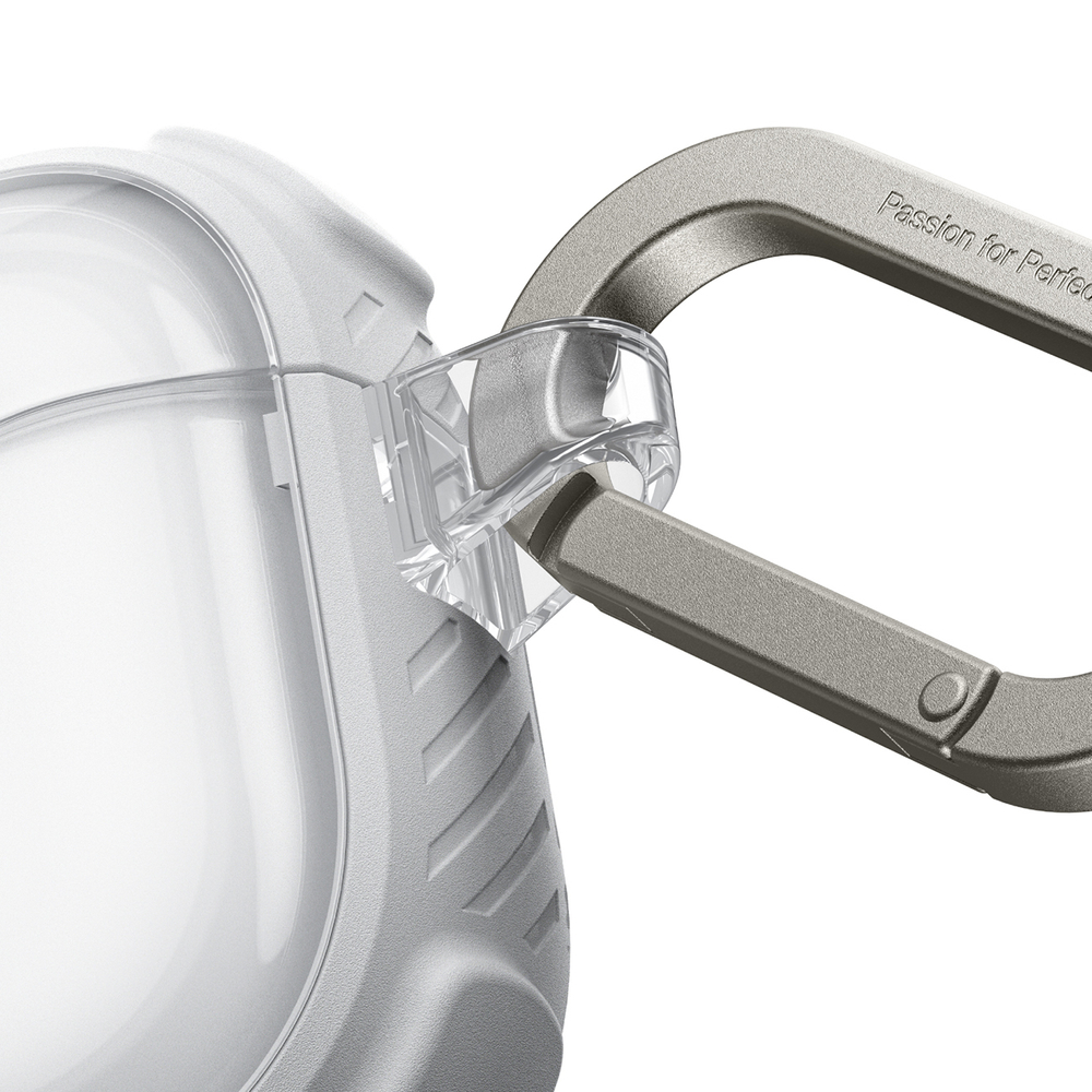 AmazingThing Titan Pro Mag Case Clear for AirPods Pro 3 front view