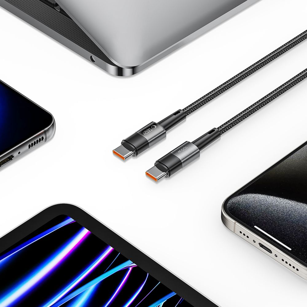 Tech-Protect UltraBoost 100W USB-C cable detail