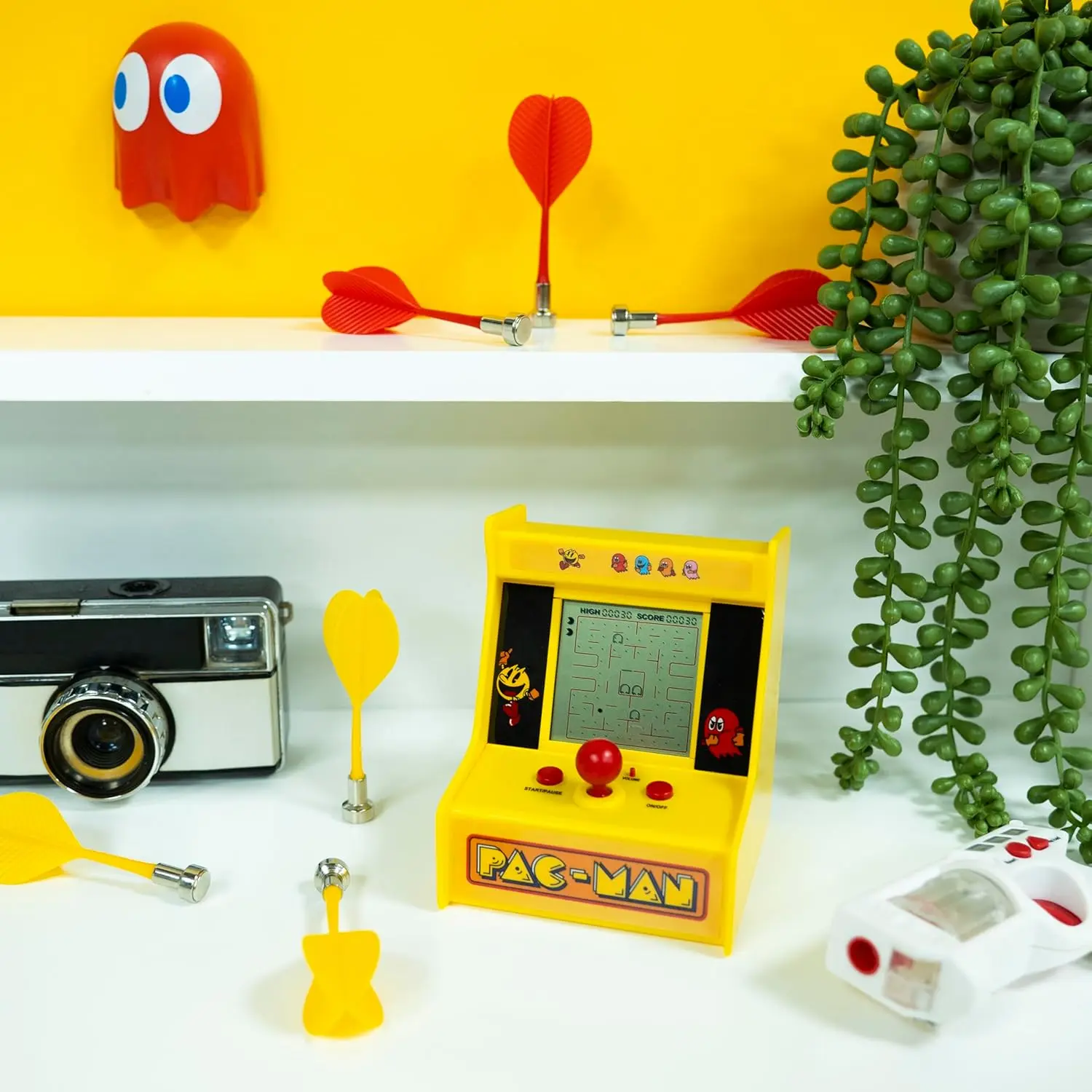 Pac-Man desktop arcade controls and display