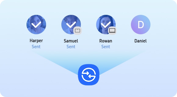 Quick Share interface