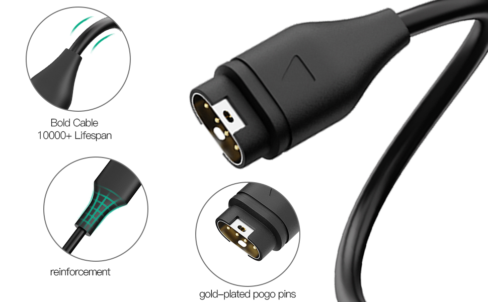 Garmin compatible replacement charging cable