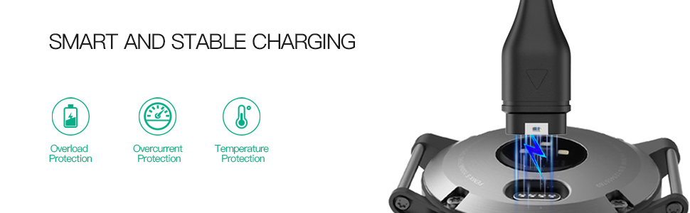 Garmin compatible charging cable connection