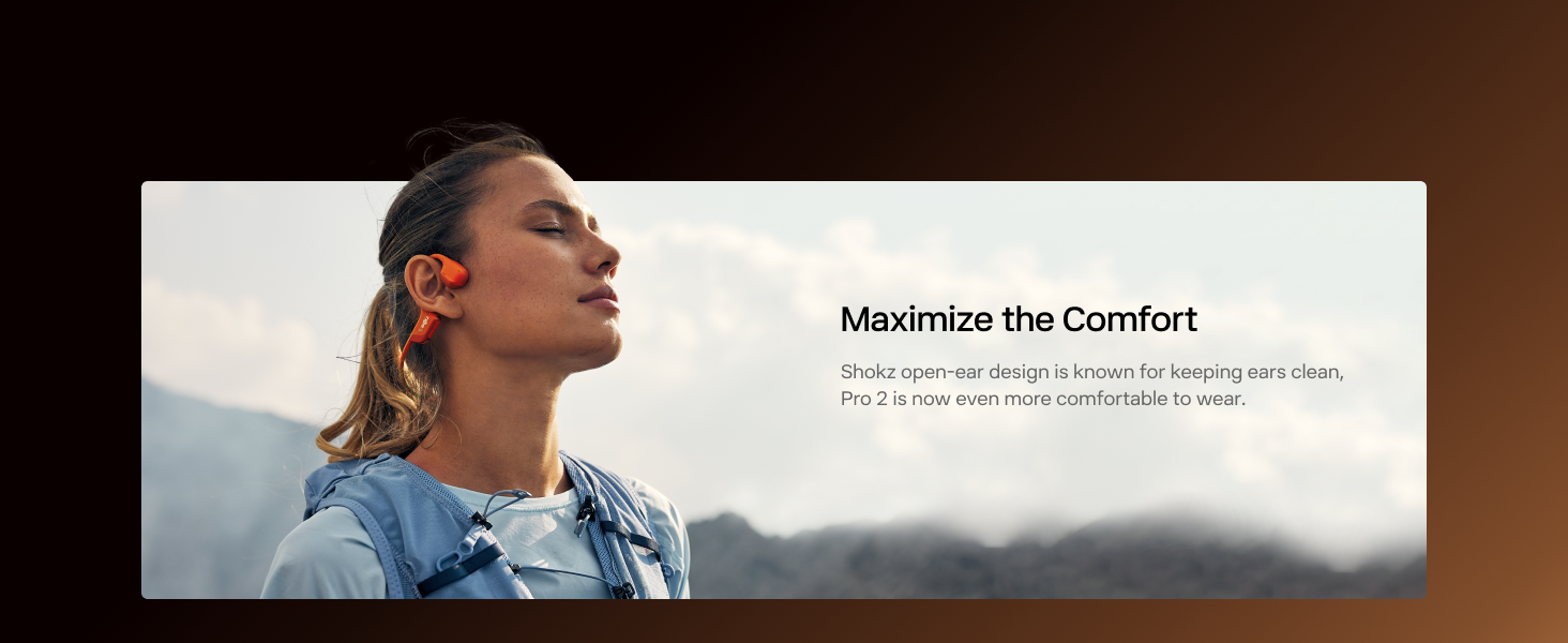 OpenRun Pro 2 comfort design