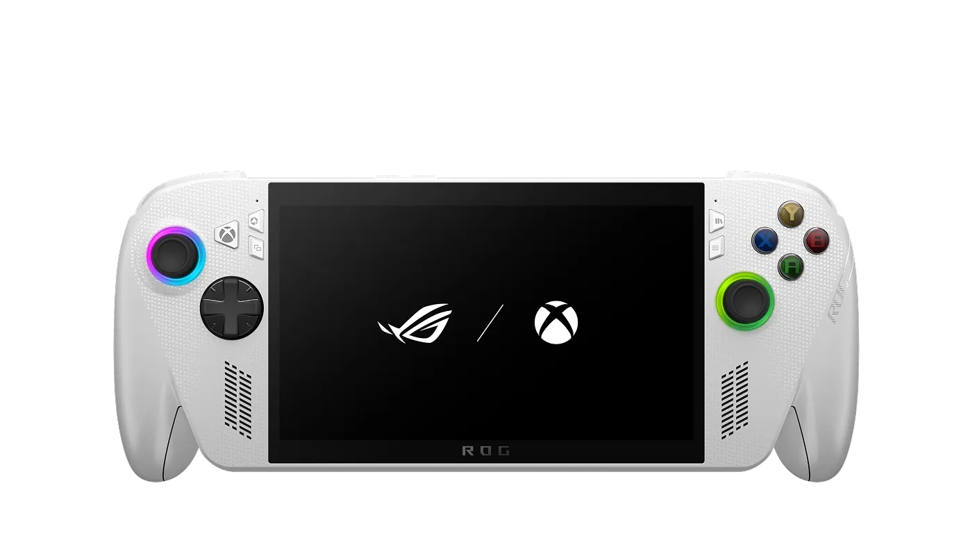 Front controls of the ROG Xbox Ally