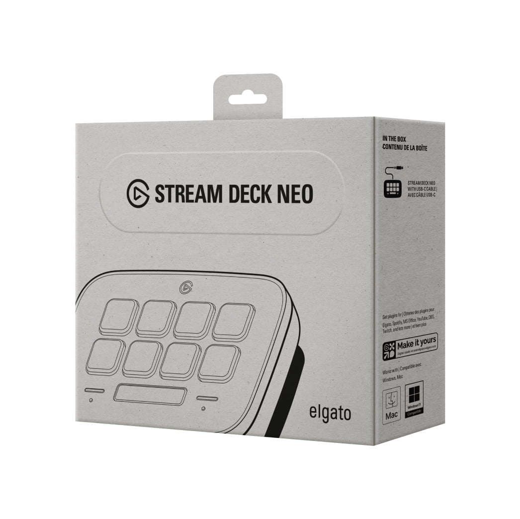 Elgato Stream Deck Neo retail packaging
