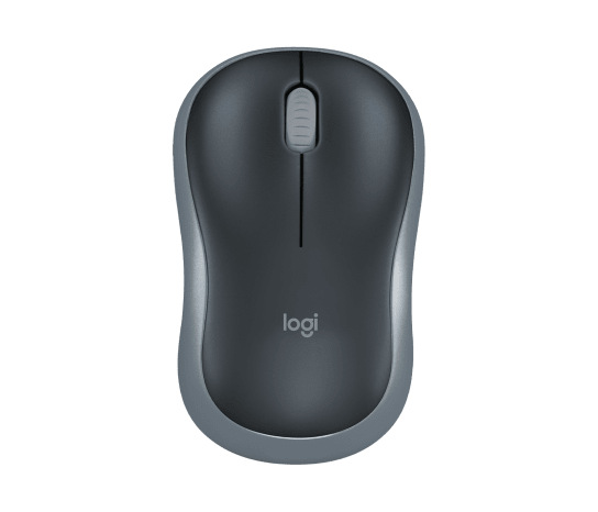 Logitech M185 grey wireless mouse