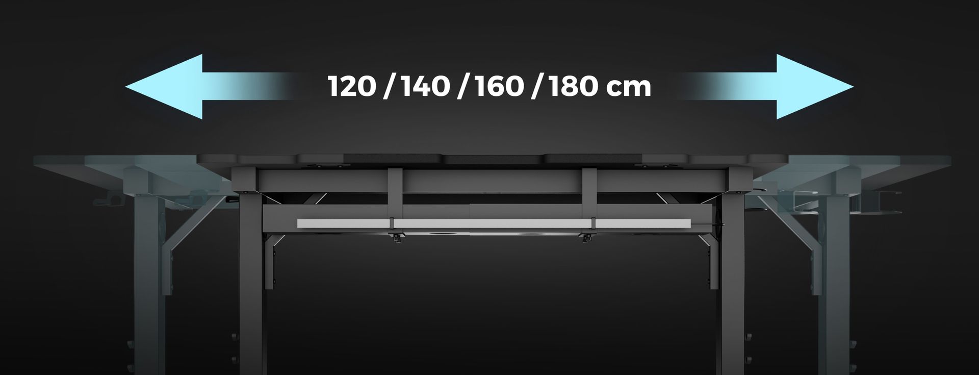 Genesis Holm Modular adjustable gaming desk frame