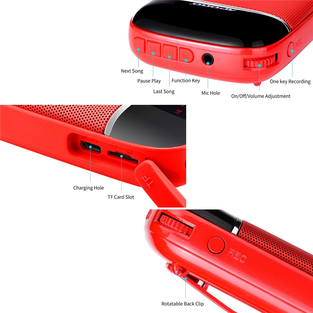 APORO rechargeable portable voice amplifier
