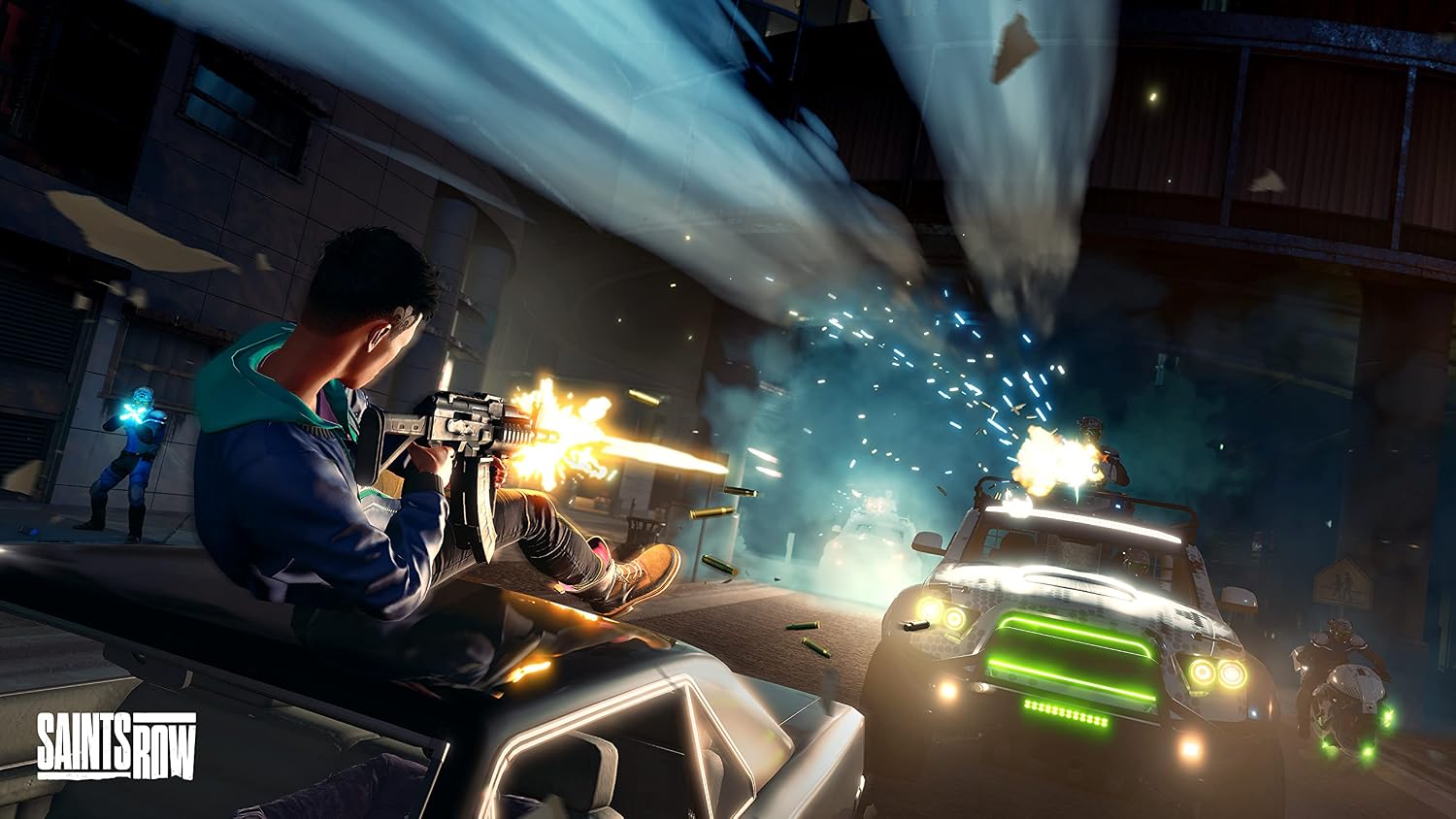 Saints Row Santo Ileso open-world gameplay artwork