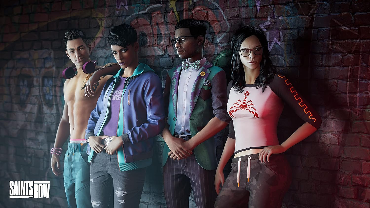 Saints Row combat and criminal empire gameplay artwork