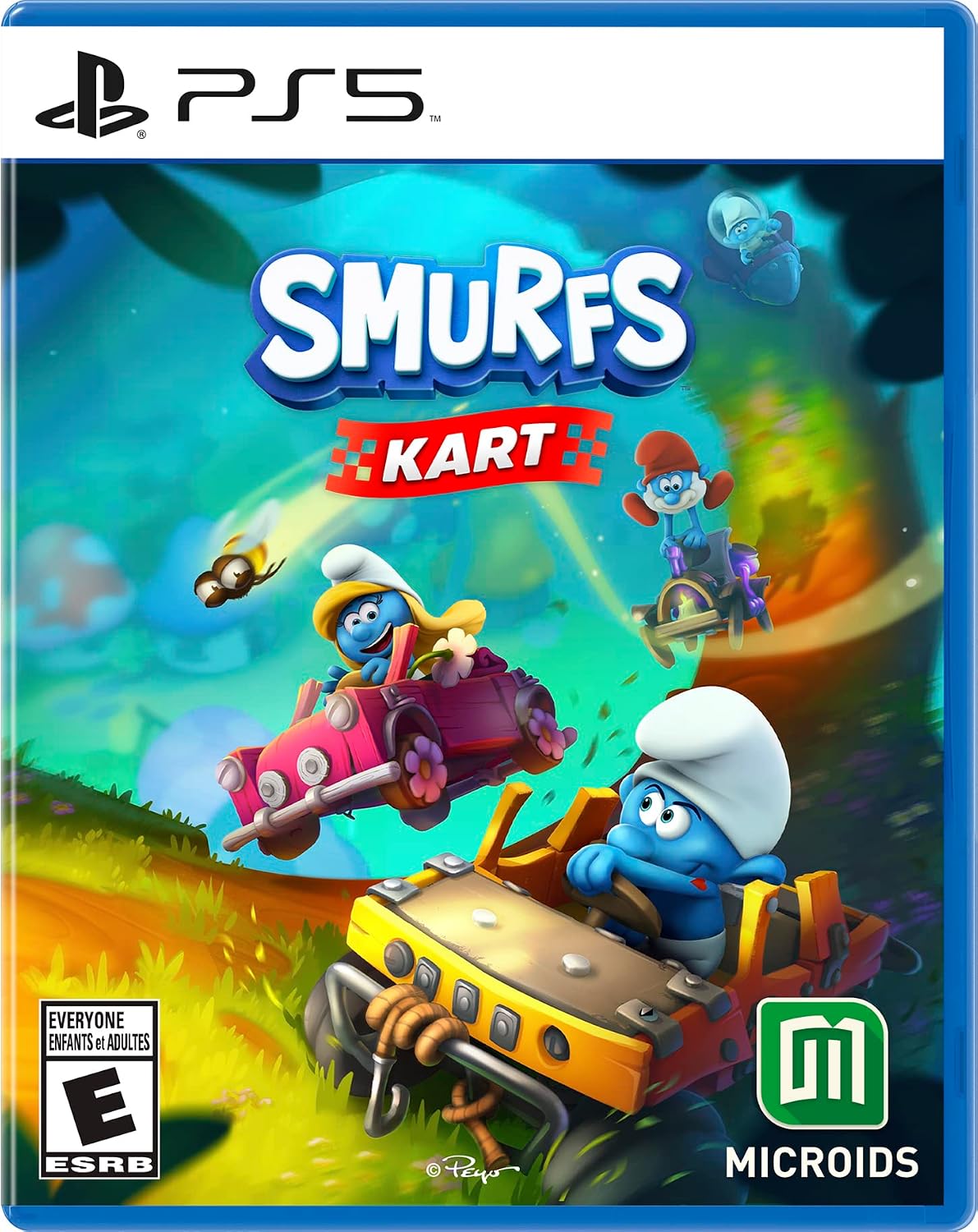 Smurfs Kart physical game for PlayStation 5