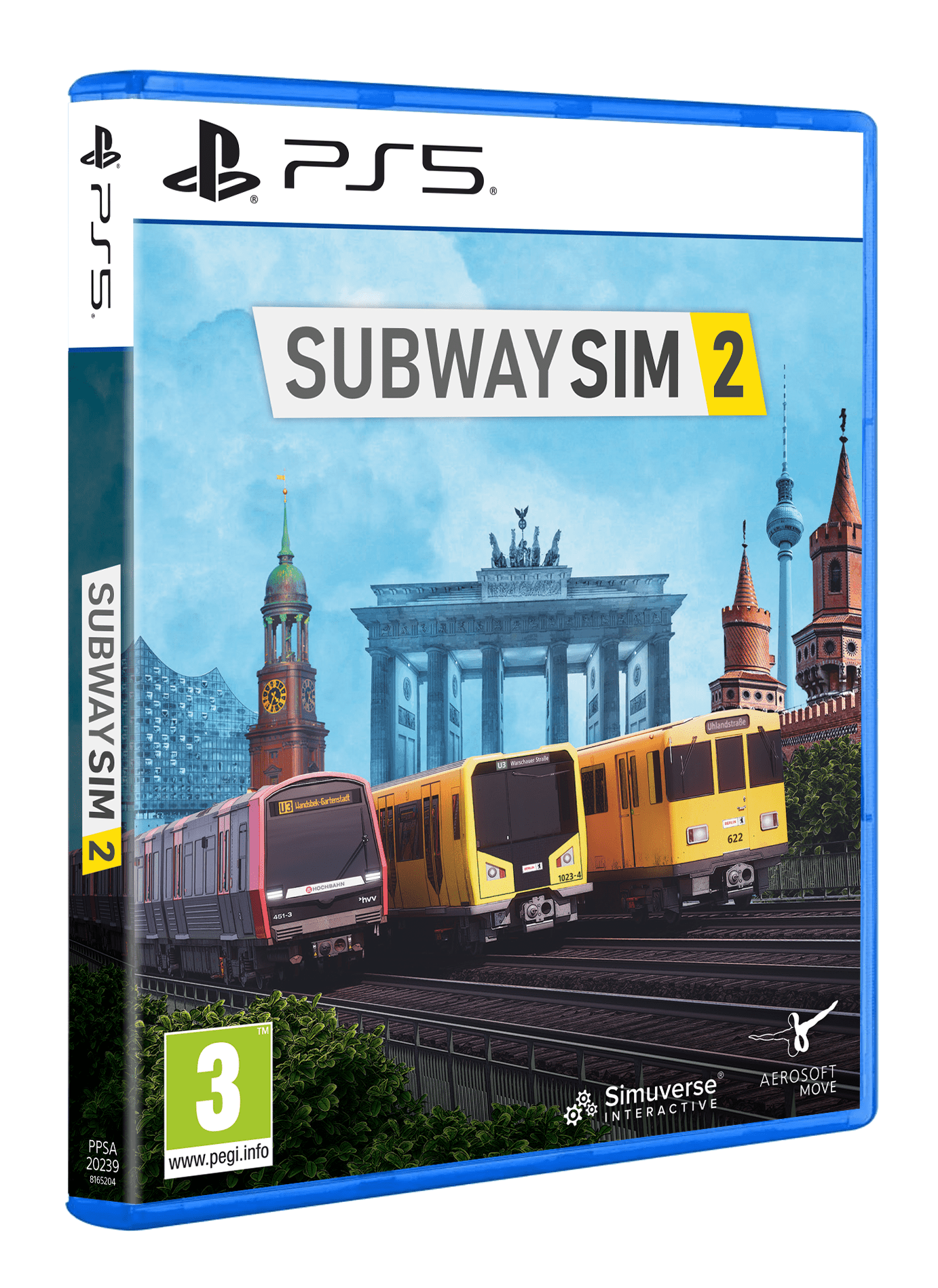 SubwaySim 2 physical game for PlayStation 5
