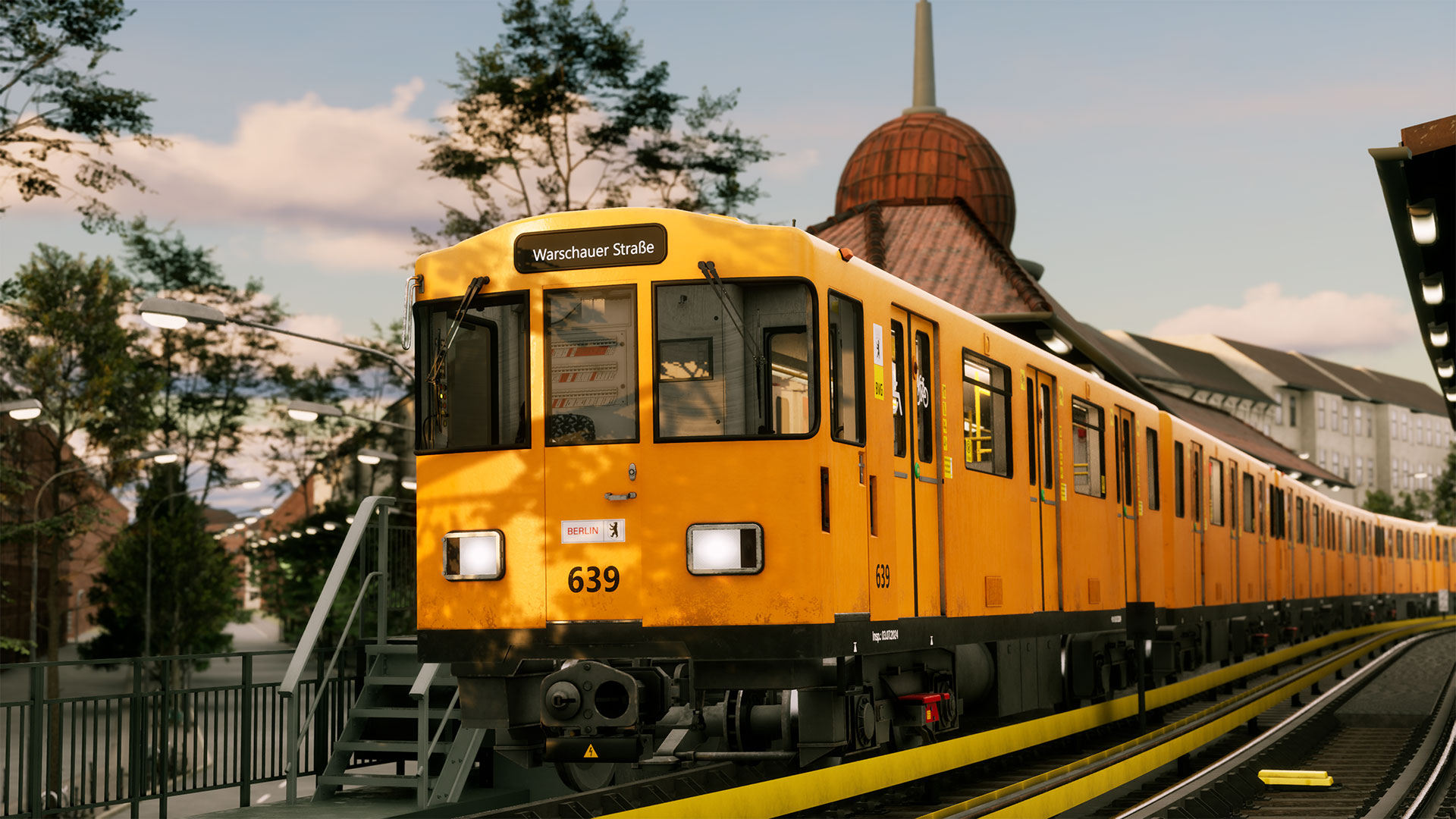 Berlin A3L92 underground train in SubwaySim 2