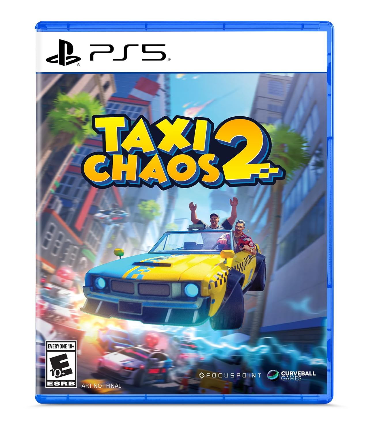 Taxi Chaos 2 physical game for PlayStation 5