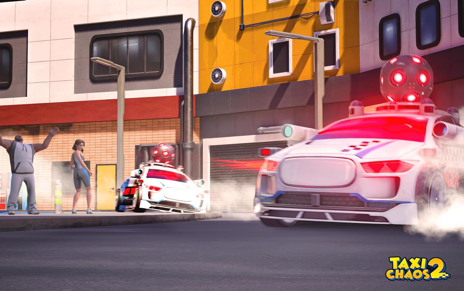 Taxi Chaos 2 PlayStation 5 gameplay artwork