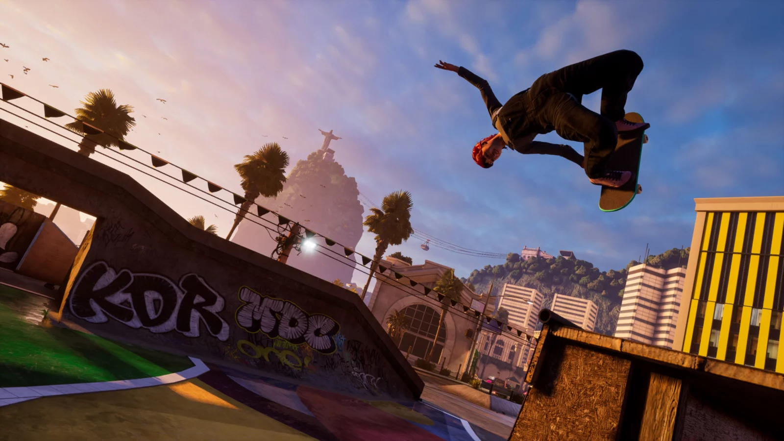 Tony Hawk's Pro Skater 3 + 4 outdoor skateboarding gameplay