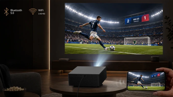 Wanbo X7 Pro Max Google Cast wireless streaming