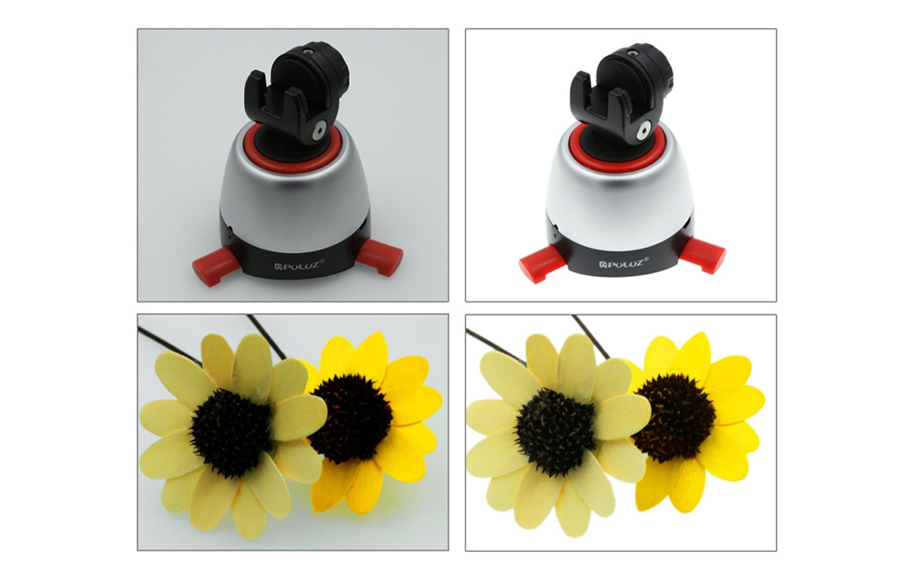 PULUZ shadowless LED panel integrated into a product photography setup