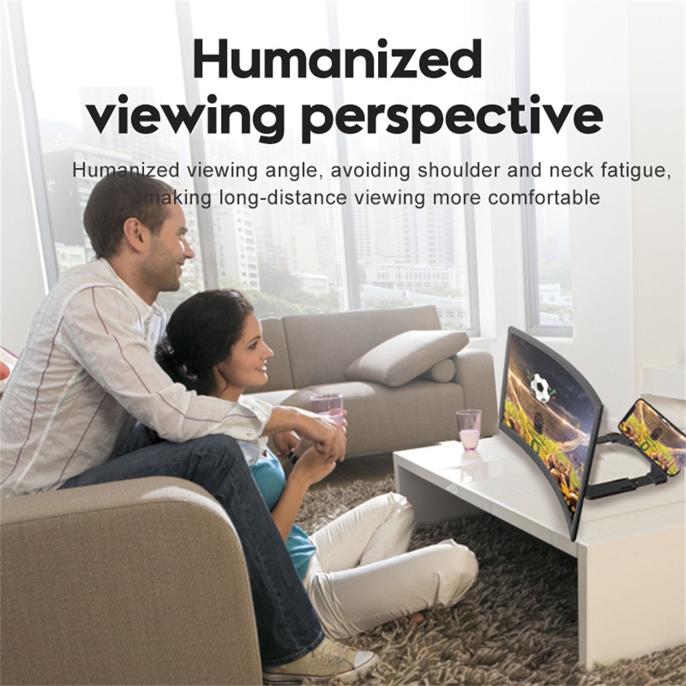 14-inch curved 3D smartphone screen magnifier