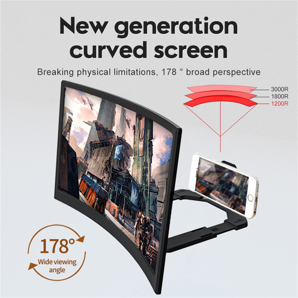 Foldable 14-inch smartphone screen magnifier