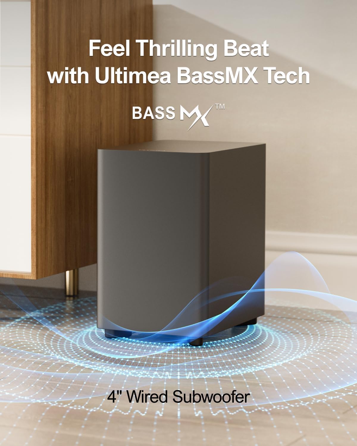 ULTIMEA Aura A40 soundbar connectivity and surround system feature image