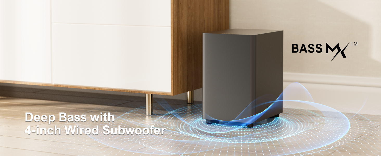 ULTIMEA Aura A40 wired subwoofer