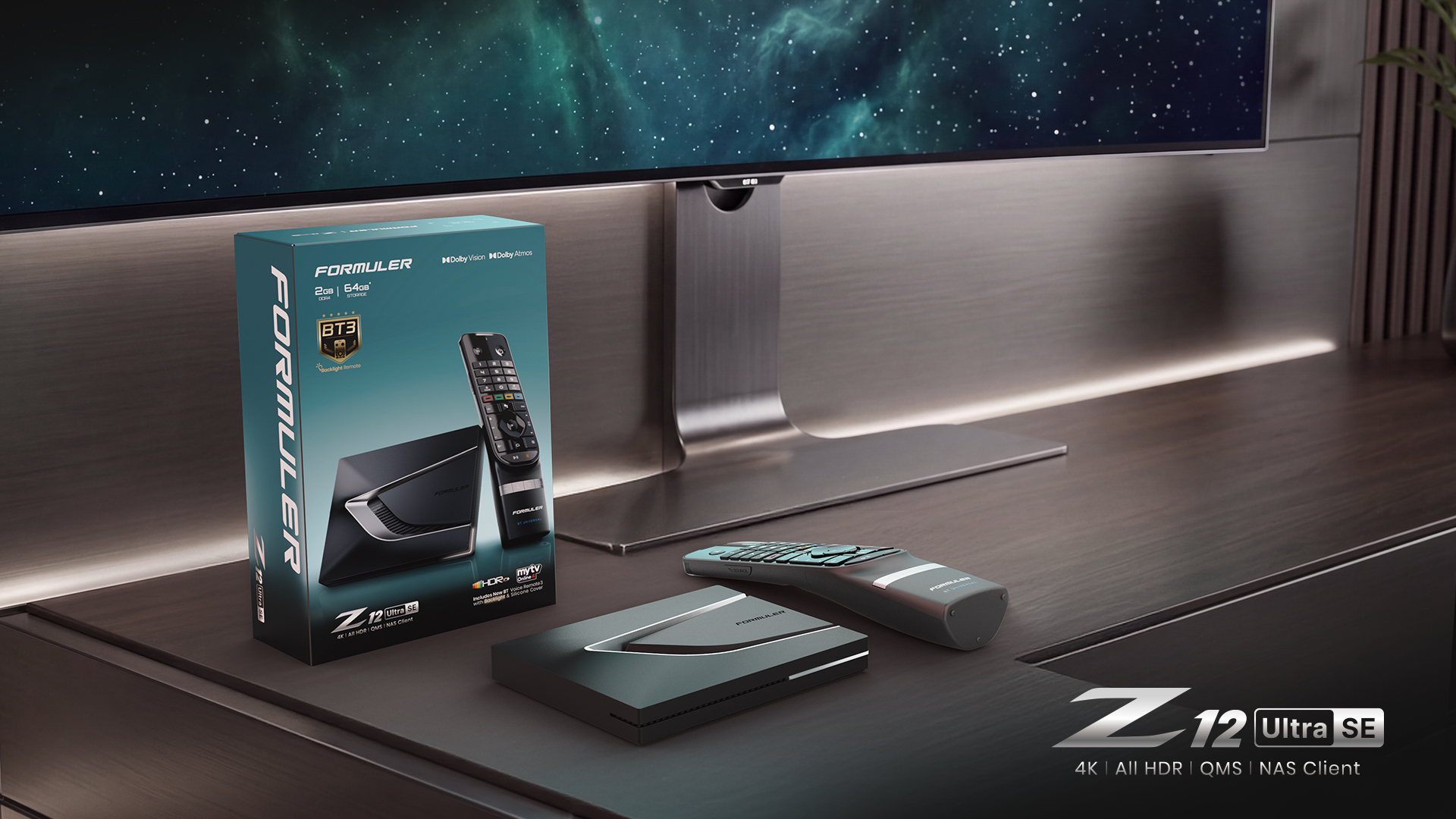 FORMULER Z12 Ultra SE black and silver design